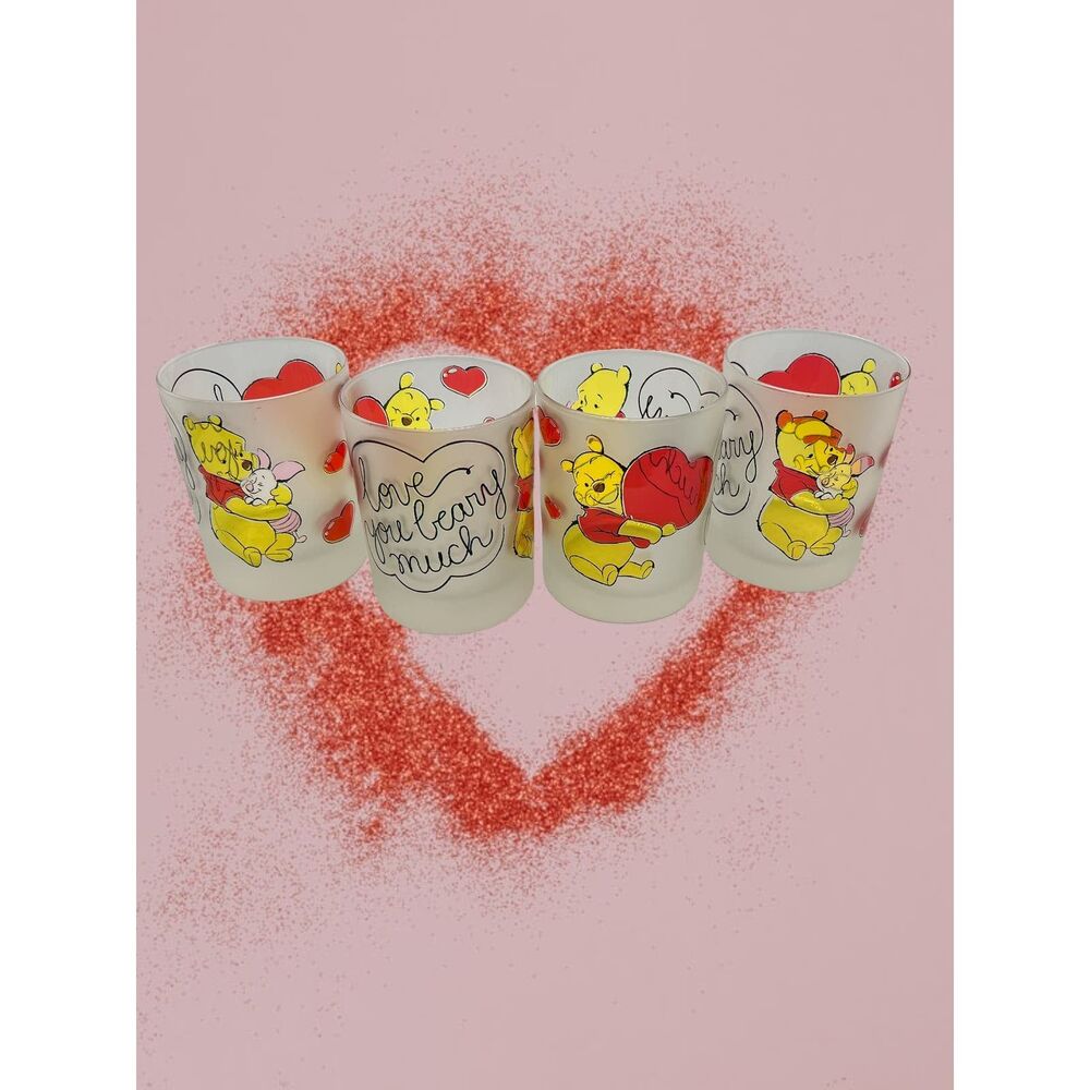 Disney Winnie The Pooh Valentine Glasses 4 Pack